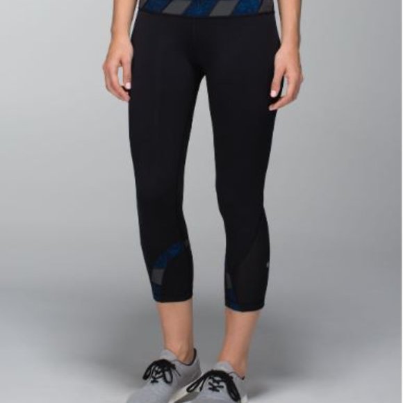 Lululemon Run: Inspire Crop II *Sashiko Size 8 - Picture 1 of 7